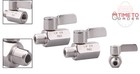 Stainless Steel Ball Valve 1 4  Npt Female Male Thread Pack Of 2