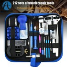 212pcs Watch Repair Back Case Pin Link Spring Strap Remover Opener Tool Kit