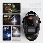 True Color Auto Darkening Welding Helmet  Wide Shade 4 9-13 For Tig Mig Arc