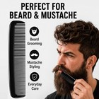 Beard Comb Set - 6 Pack Fine Tooth Travel Grooming Combs For Men