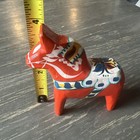 Vintage Swedish Dala Horse Nils Olsson Akta Dalahemslojd Sweden Hand Made