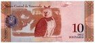 Venezuela Unc Note 10 Bolivares Bs First Date March 2007 C8 P-90