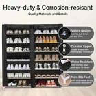 6  Shoe Rack Shelf Storage Organizer Standing Cabinet Dustproof Waterproof