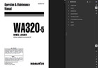 Komatsu Wa320-5 Wheel Loader Service Engine Repair Owners Manuals Pdfs On Usb