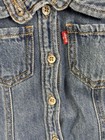 Levi s Baby Denim  Long Sleeve Dress Buttons Up The Front Size 2t