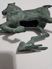 Vintage Chinese Flying Horse Of Gansu Brass Statue 7x10  