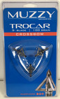 Muzzy Trocar 3-blade 100 Grain 1 3 16  Cut Crossbow Broadheads 3-pack X2 New