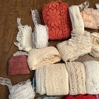 Lot Of 39 Pieces Vintage  Antique Lace Trim Sewing Yards   Yards