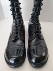 Vintage Corcoran 1500 10   Jump Boots Black Leather Lace Up Size 12d Made In Usa