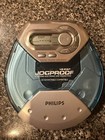 Philips Jogproof Portable Cd Player 45 Esp Blue Model Ax5119 17 Works  with Case