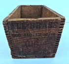 Antique The Black Shells Wooden Ammunition Box United States Cartridge Co  