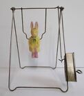 Vintage Easter Windup Acrobat Celluloid Mr  Rabbit Irwin Works Htf 1950s