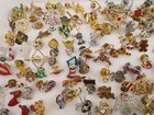 350 Piece Lapel Pin  Brooch Lot Mixed Materials Themes Colors