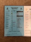 Pittsburgh Pirates Game Used Line Up Card Andrew Mccutchen Roberto Clemente 6 11