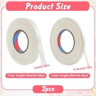 Bruislard 2 Pack Artist Tape For Watercolor Paper Medium 0 5cm And 1cm  White