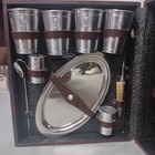 Vintage 1960 s Trav-l Bar By Ever Wear Spartan Design 3 Bottle Travel Bar Case