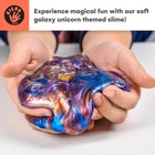 Kicko Marbled Unicorn Color Slime For Kids - 6 Pack Galaxy Slime Kit - Colorful