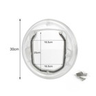 Cat Flap Door Cat Interior Door Window Pet Door Microchip Cat Door