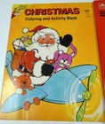 Vintage Christmas Coloring And Activity Books Santa Claus 1988