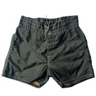 Vintage Birdwell Beach Britches 300 Birdie Black Swim Shorts