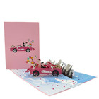 Pop Up Wedding Romantic Greeting Card Just Married Bride Groom Card Wedding Invi