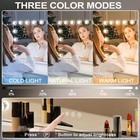 Mirror With Lights makeup Mirror hollywood Mirror With 15 Dimmable Led Bulbs