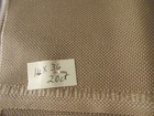 20 Ct  Taupe mushroom Evenweave Stitching Fabric 16 X 36 