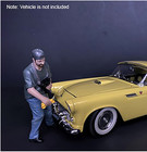 Weekend Car Show Vii Guy American Diorama 38175 1 18 Scale 4  Male Man Figure