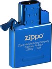 High Polish Blue Butane Lighter Insert - Double Torch  Refillable  Windproof