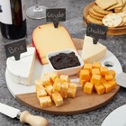 Juvale Slate Cheese Board Labels - Reusable Slate Tags For Charcuterie