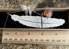 Metal Feather Bookmark With Butterfly Charms Mothers Day Gifts Teacher Apprec   