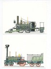 United States Maximum Card Locomotives 2362-66 No Stamp Or Cancel