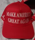 Red   White Official Trump 45-47 Make America Great Again 2024 Maga Hat Usa Made