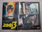Zombie 3 - 4 Italy Complete  Photobusta Fulci Horror Living Dead Movie Poster