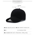 Cotton Baseball Cap Ball Dad Hat Adjustable Plain Solid Washed Men Washed