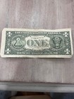  1 One Us Dollar Bill Note Miscut Misaligned Off Center Error
