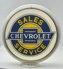Chevrolet Sales And Service Gas Pump Globe - Ships Assembled - Made In The Usa  