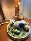 Kids Line Zanzibar Safari Nursery Table Lamp W  Matching Shade Jungle Animals