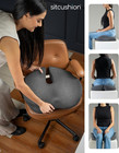 Ergonomic Office Chair Cushion For Sciatica Pain Relief  X-large  Black