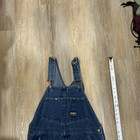 Vintage Oshkosh Bgosh Sanforized Union Vestbak Overalls Bibs Mens 38x31 Denim