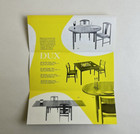 Vintage Dux Mid Century Modern Furniture Trifold Brochure  Folke Ohlsson