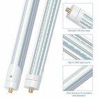 T8 8ft Led Shop Light Bulbs 45w 65w Fa8 Single Pin 90w 8 Foot Led Tube Lights Us