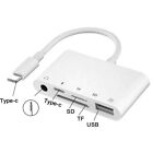 For Apple Iphone 15 Pro Max Plus Usb Stick Sd Tf Card Reader Type C Otg Adapter