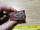 Vintage Letterpress Printing Block Note This Hand Carved Wood