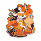Aladdin Disney Pin  Princess Jasmine Monochrome Swirl Silhouette