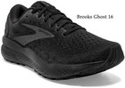 Brooks Ghost 16 Mens Black black ebony Multiple Sizes Brand New In Box
