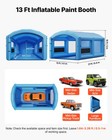 Vevor Inflatable Paint Booth 21 X 13 X 10 Ft Portable Spray Booth 1100w Blower