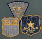 Police Patch Lot - Vintage Generic  d 