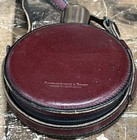 Abercrombie And Fitch Glass Flask With Leather Case Made In Germany