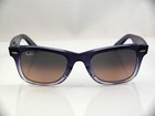 Vintage Ray Ban Original Wayfarer Rb2140 822 n1 Blue Fade Transparent Frame New
